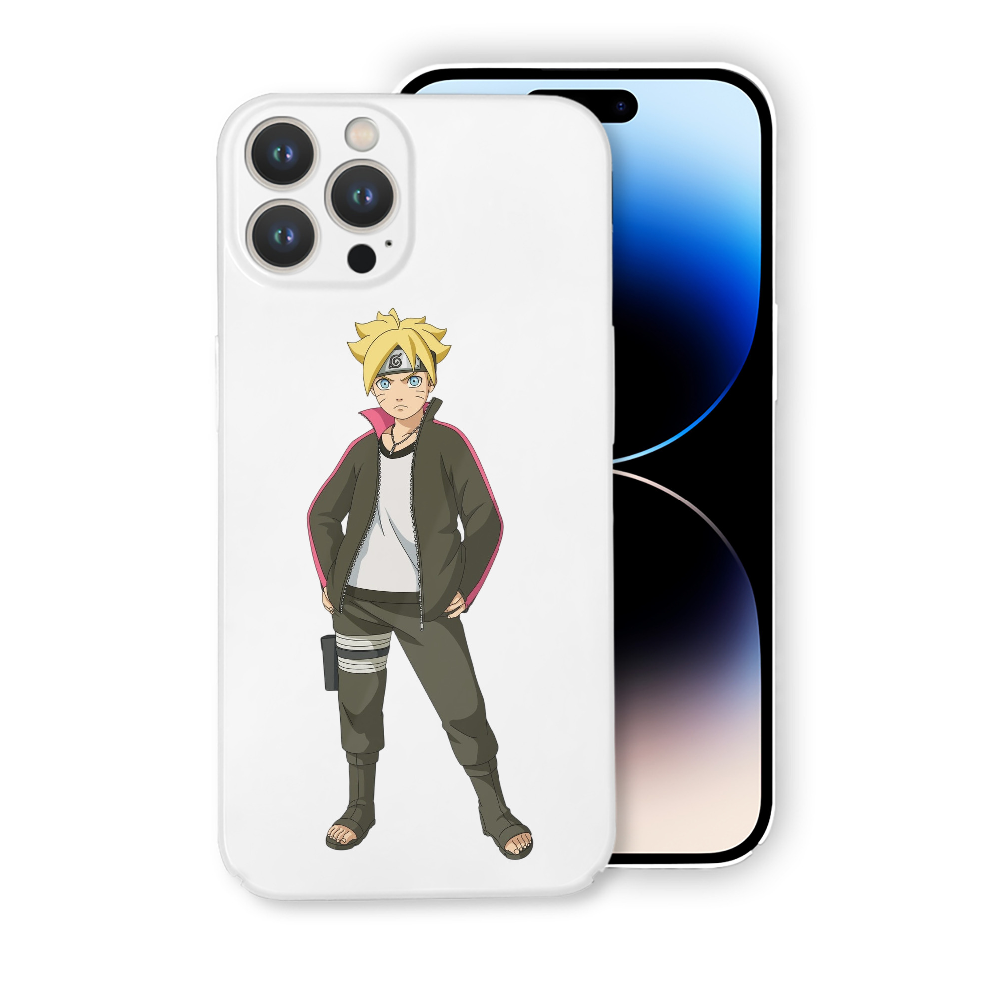 （画像用） NARUTO -ナルト- うずまき ボルト Uzumaki Boruto 【iPhone 14シリーズ対応】ハードケース